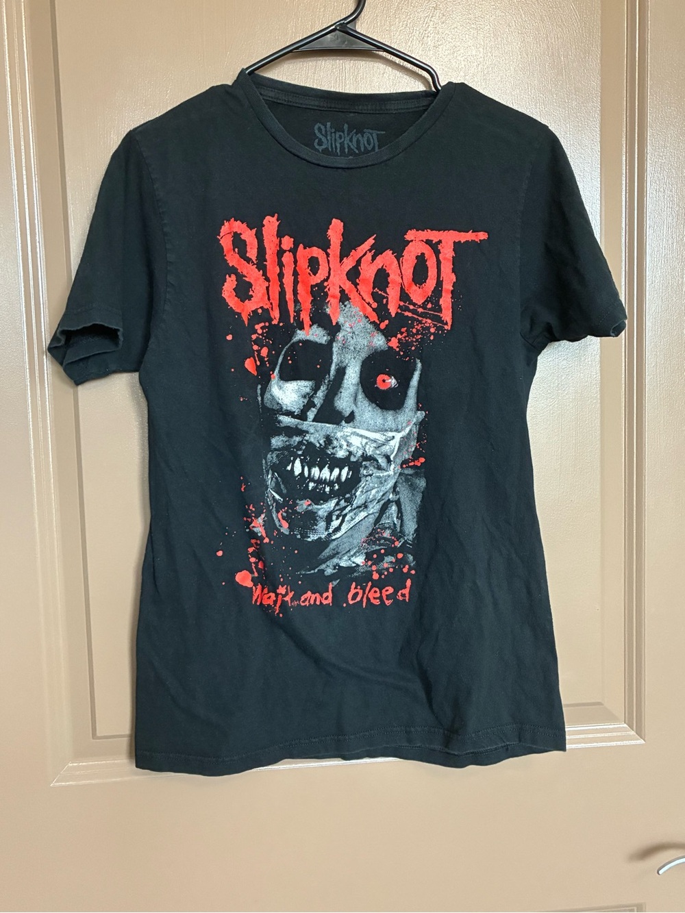 Black Slipknot Graphic T-Shirt
